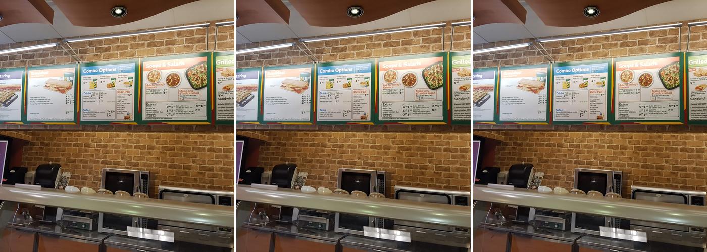 Subway Menu