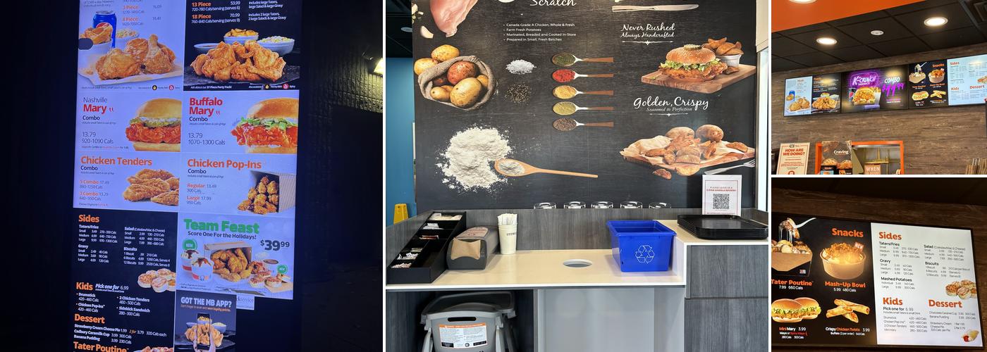 Mary Brown's Chicken & Taters Menu