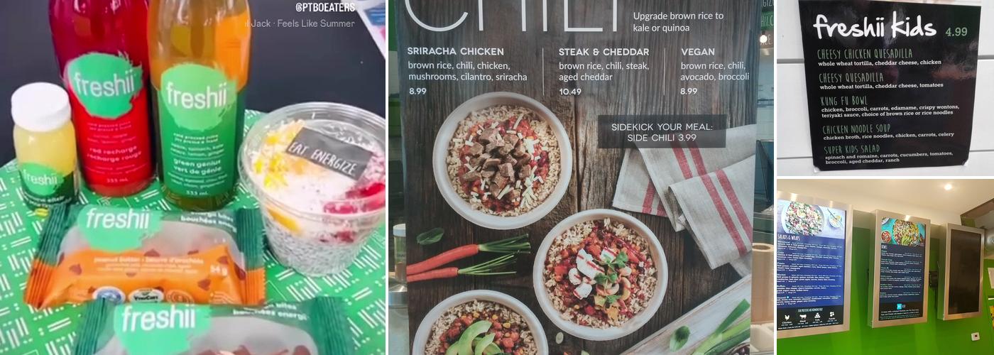 Freshii Menu