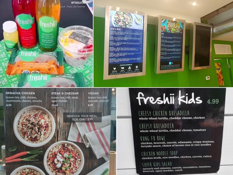 Freshii Menu