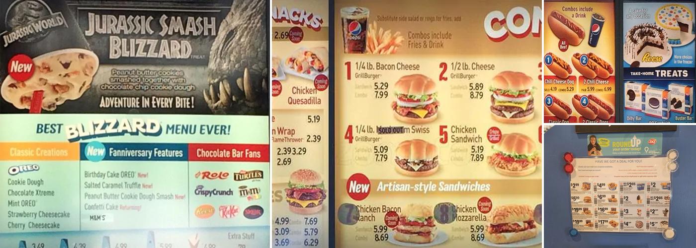Dairy Queen Grill & Chill Menu