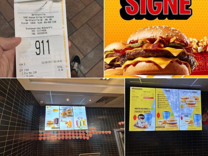 McDonald’s Menu