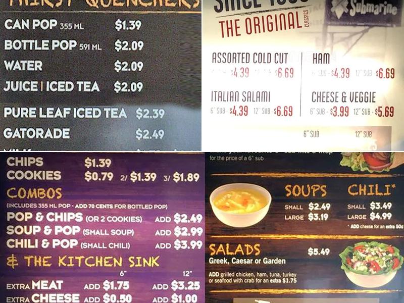 Mr.Sub Menu