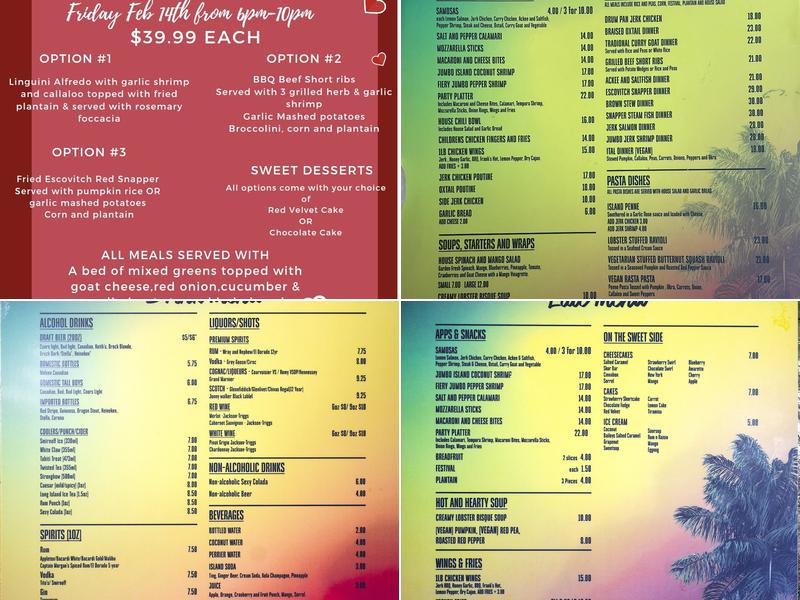 Mr Delicious by the Beach Menu