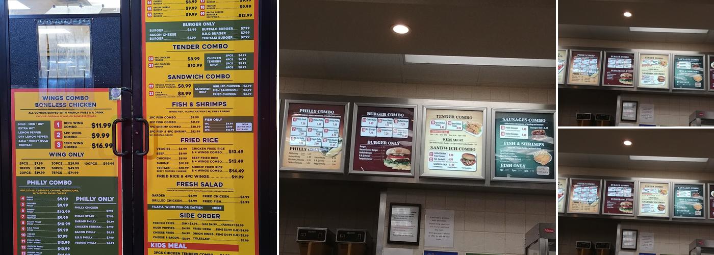 Wing Master Menu