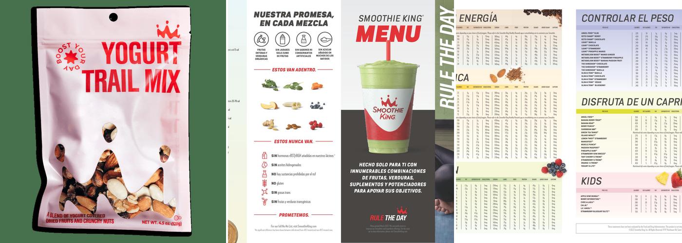 Smoothie King Menu