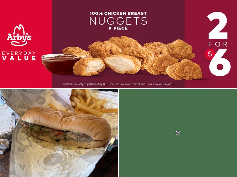 Arby's Menu