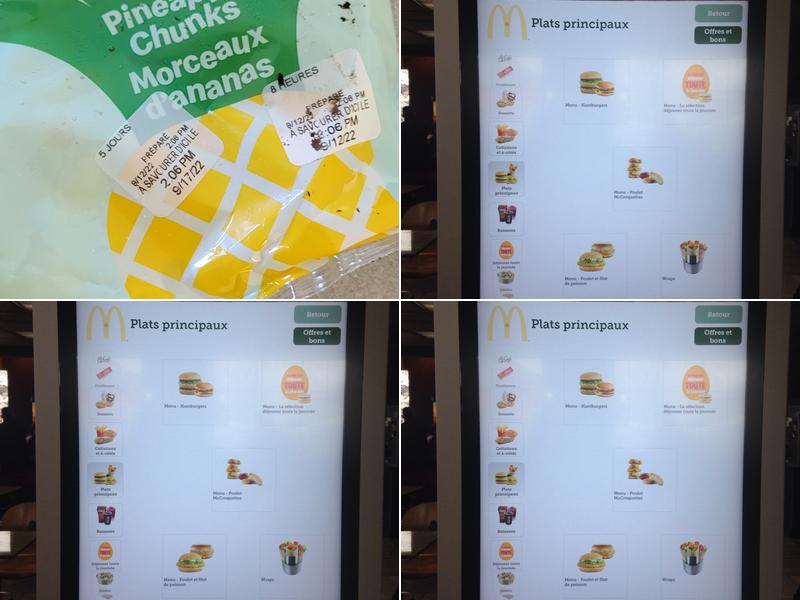 McDonald's Menu