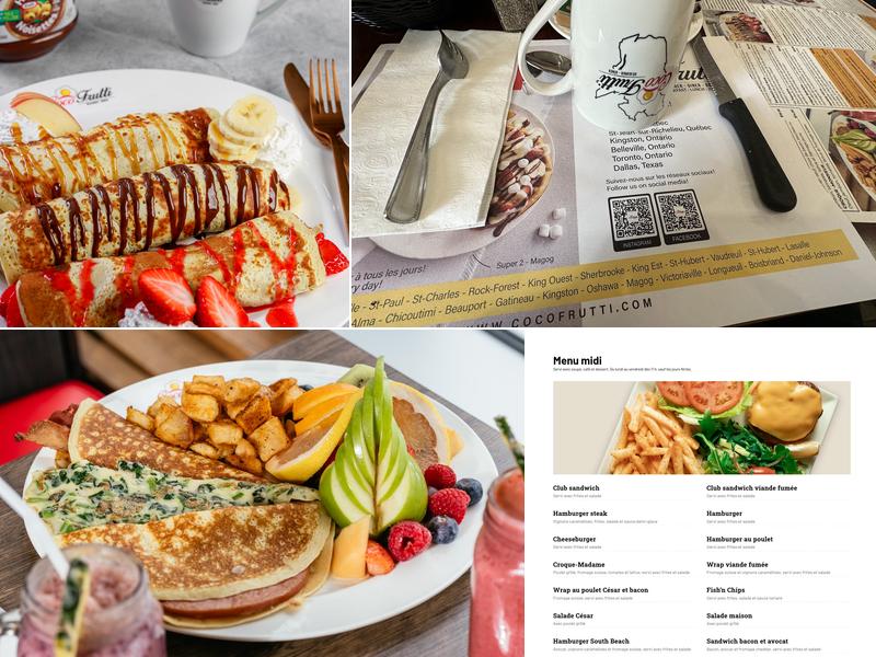 Coco Frutti St-Charles Extra Menu
