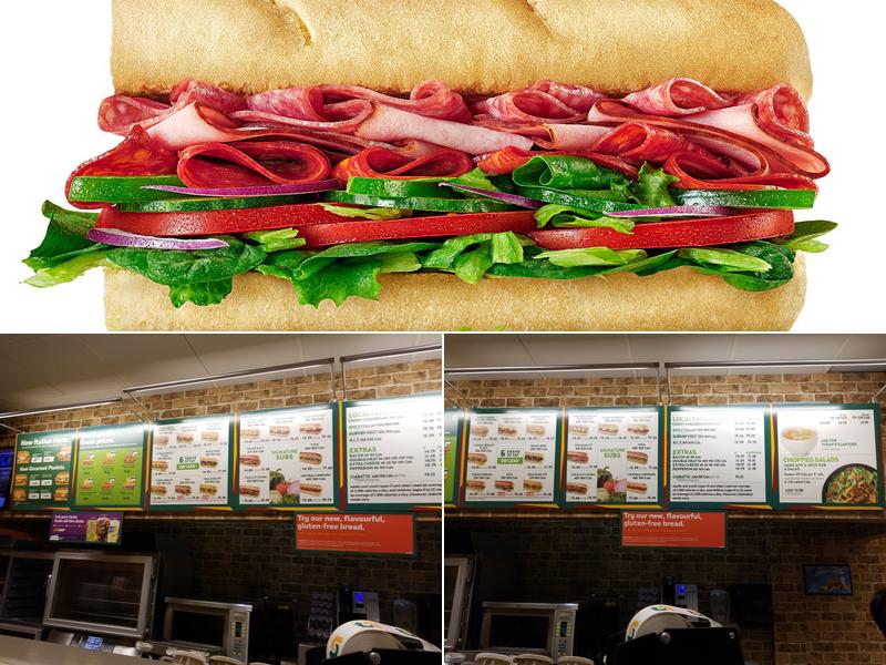Subway Menu