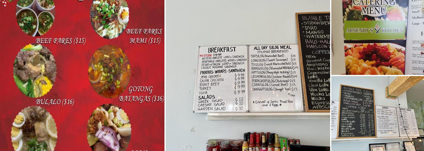 Arsenio's Kitchen Menu