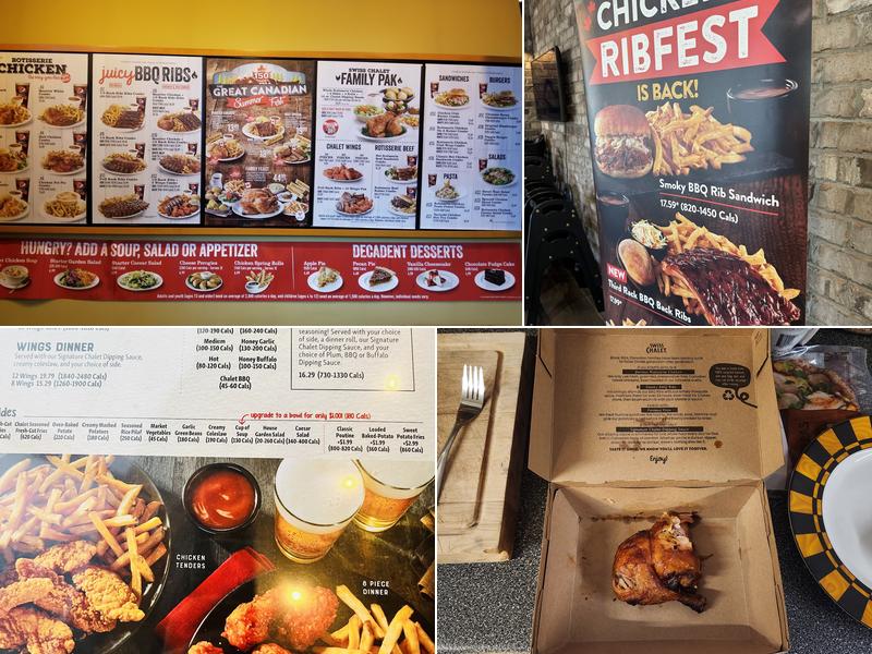 Swiss Chalet Menu