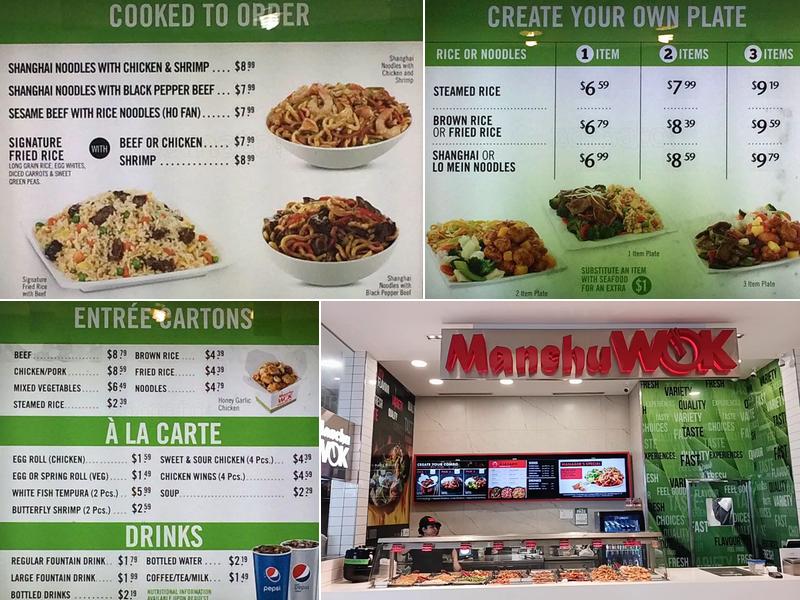 Manchu Wok Menu