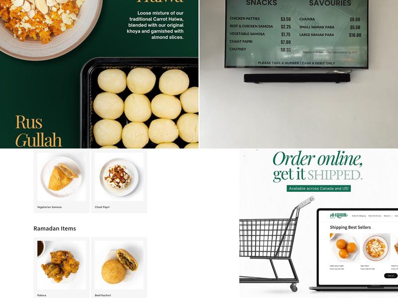 Al-Karam Sweets Menu
