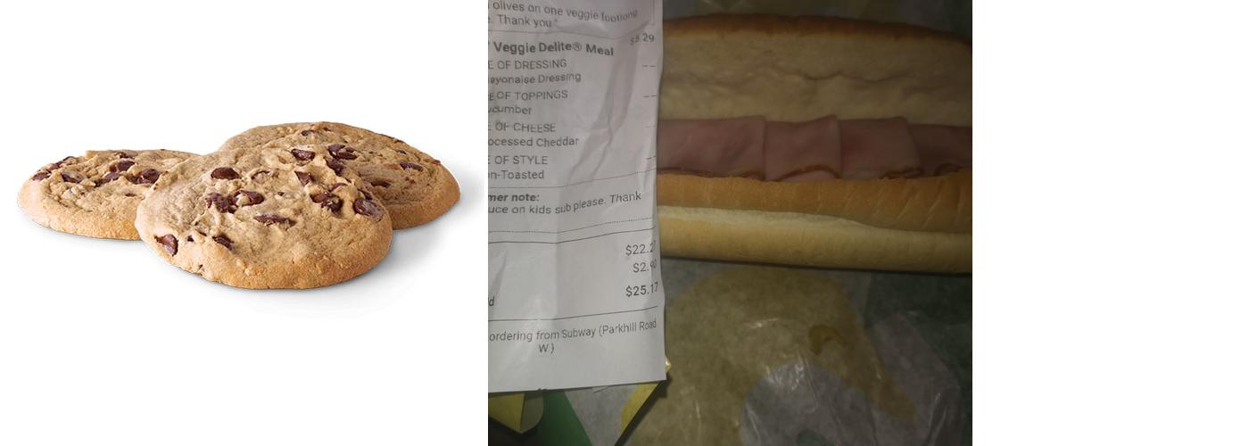 Subway Menu