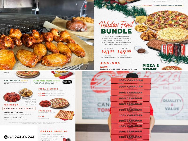 241 Pizza Menu