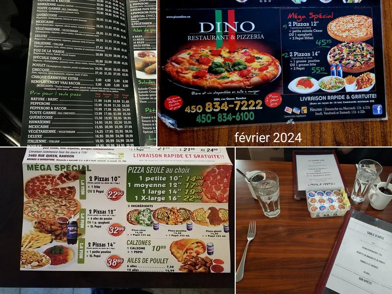 Restaurant Dino Rawdon Menu