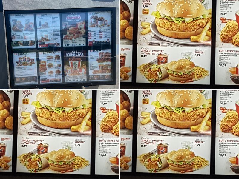 PFK Menu