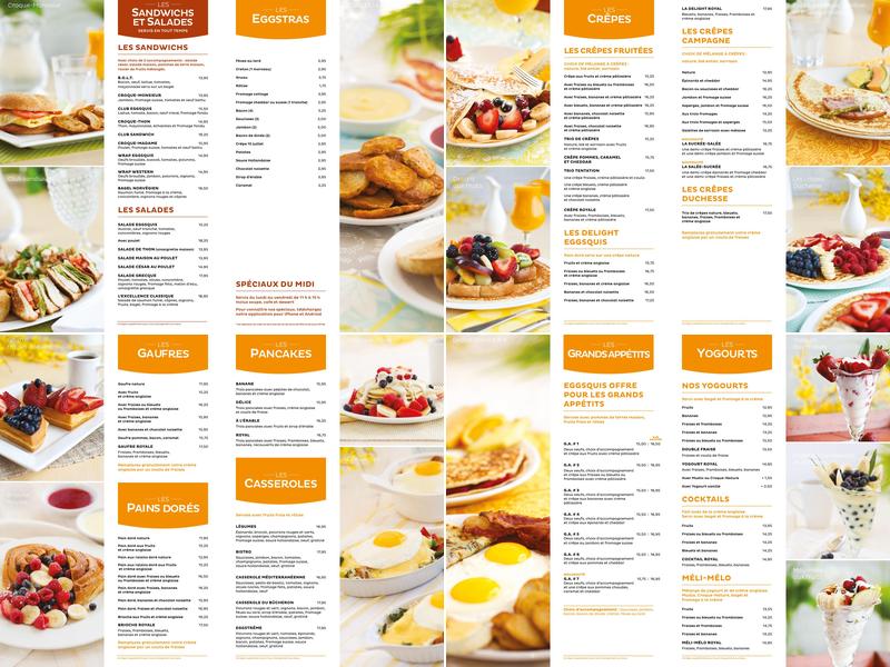 Eggsquis Menu