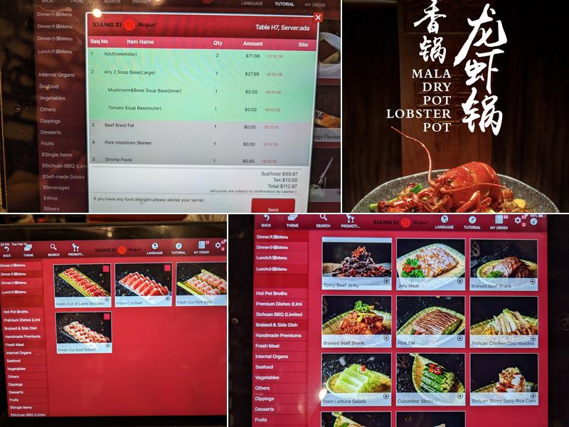 Xiang Zi Hotpot Menu