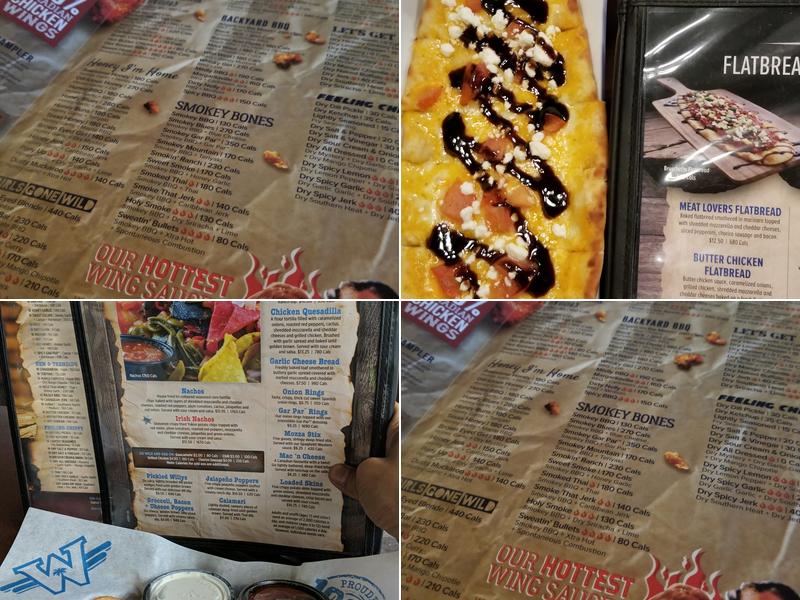 Wild Wing Menu