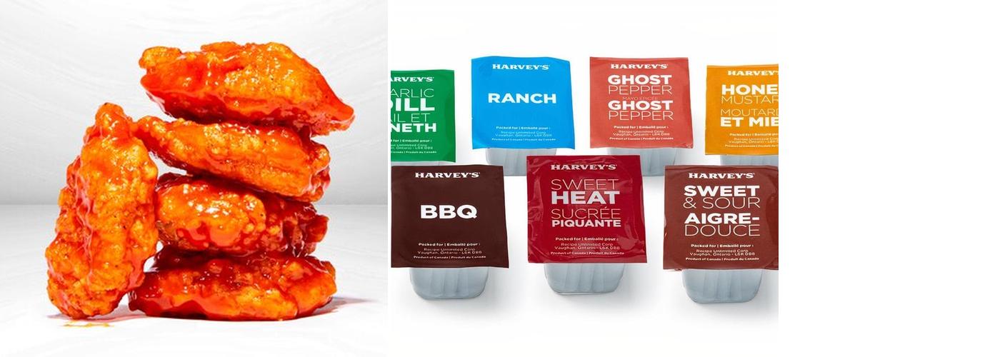Harvey's Menu