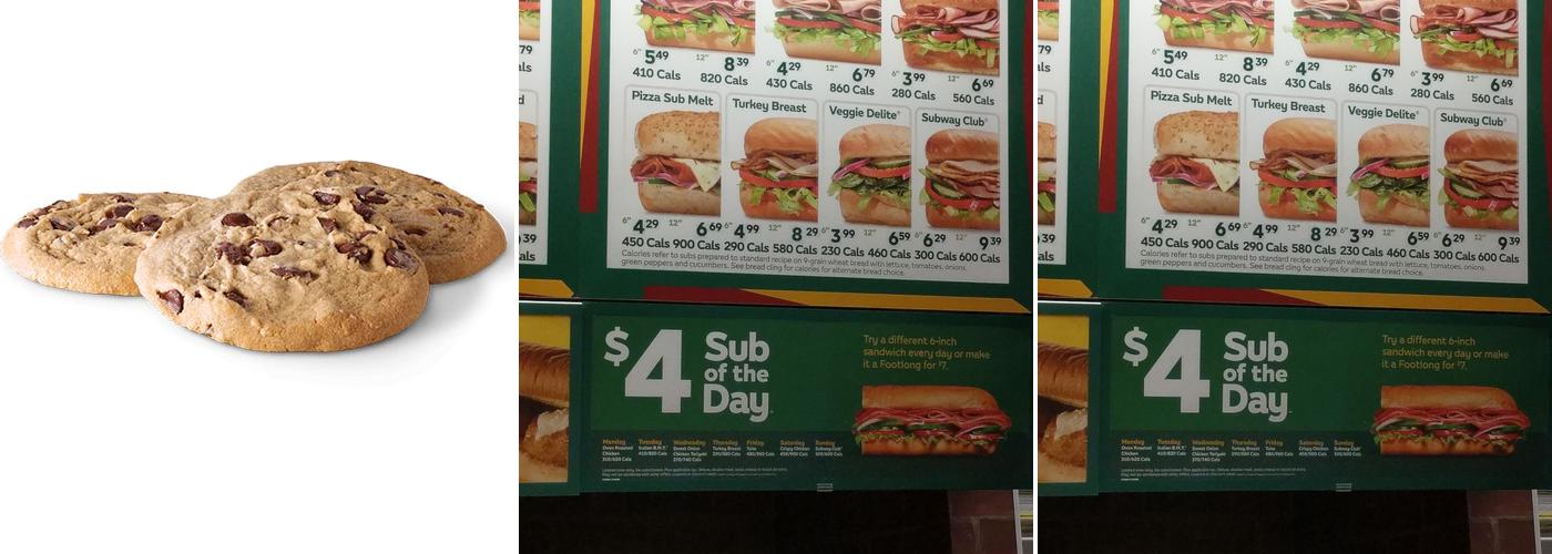 Subway Menu