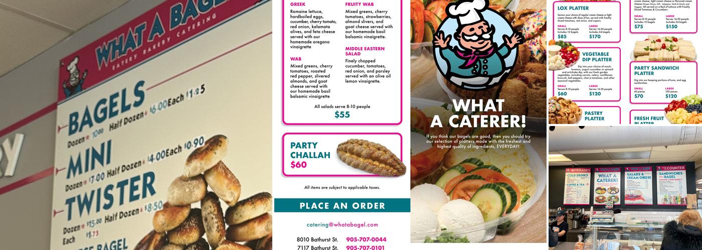 What A Bagel Steeles Menu