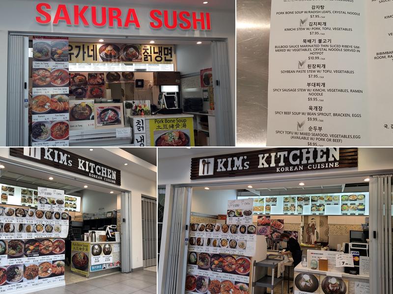 Kim's Kitchen Menu