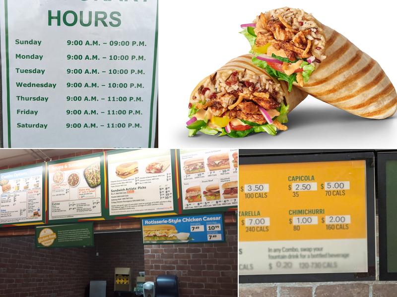 Subway Menu