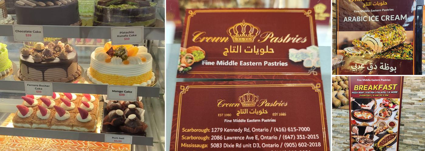 Crown Pastries Menu