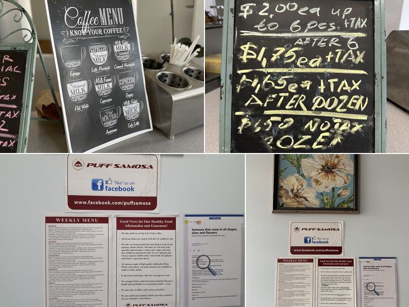 Puff Samosa Menu