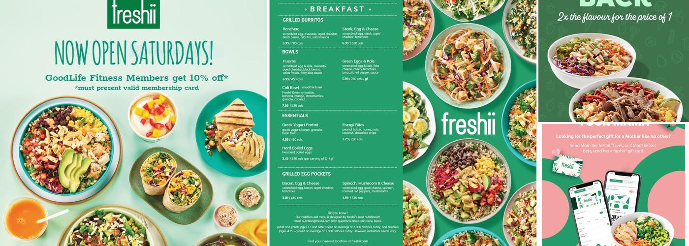 Freshii Menu