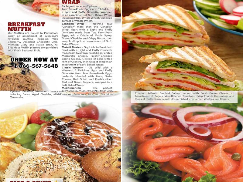 Select Food Services Inc. Menu