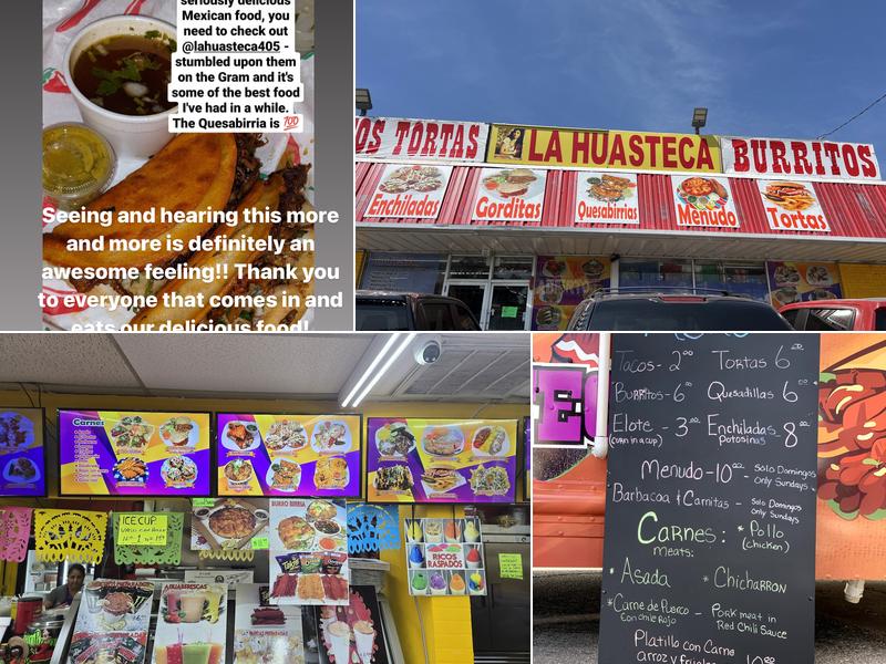 La Huasteca Menu
