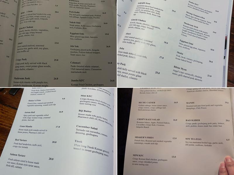 Pharmacii Menu