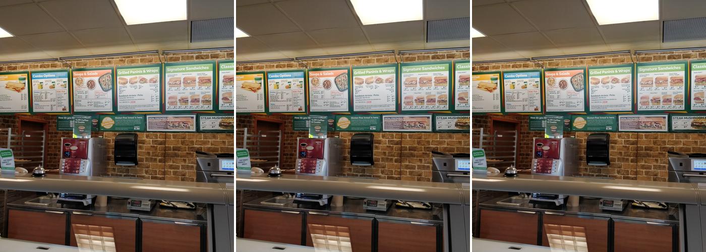 Subway Menu