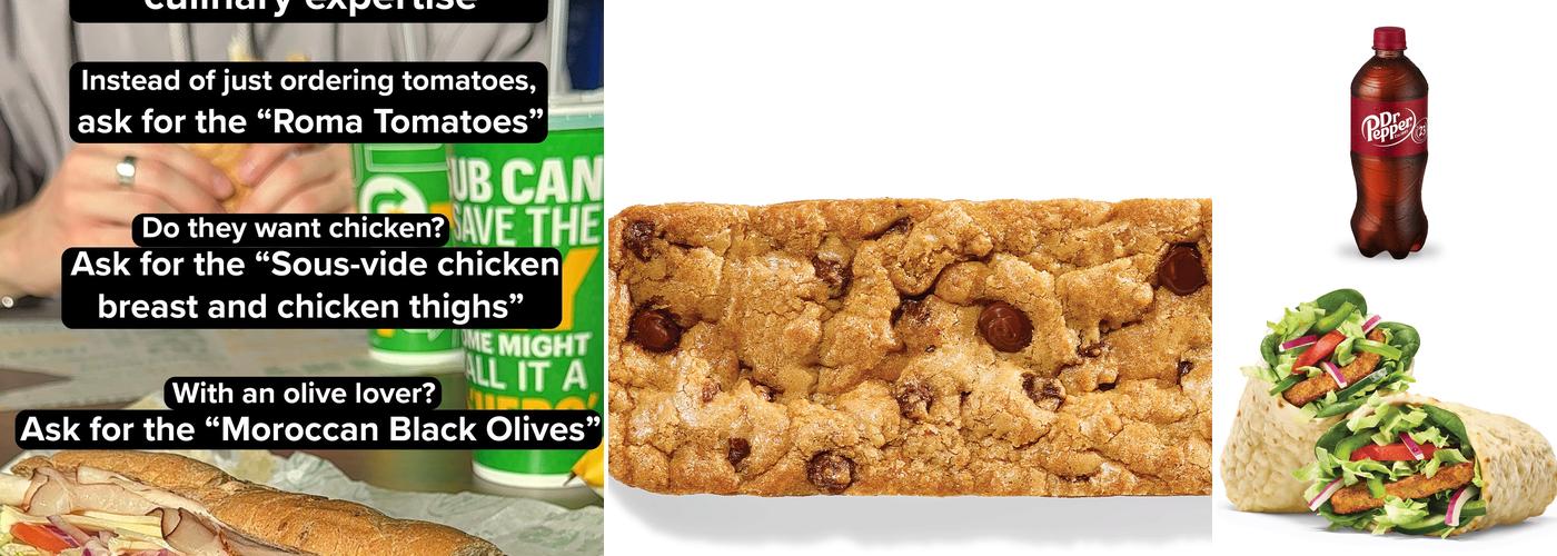 Subway Menu