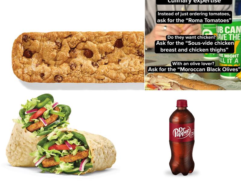 Subway Menu