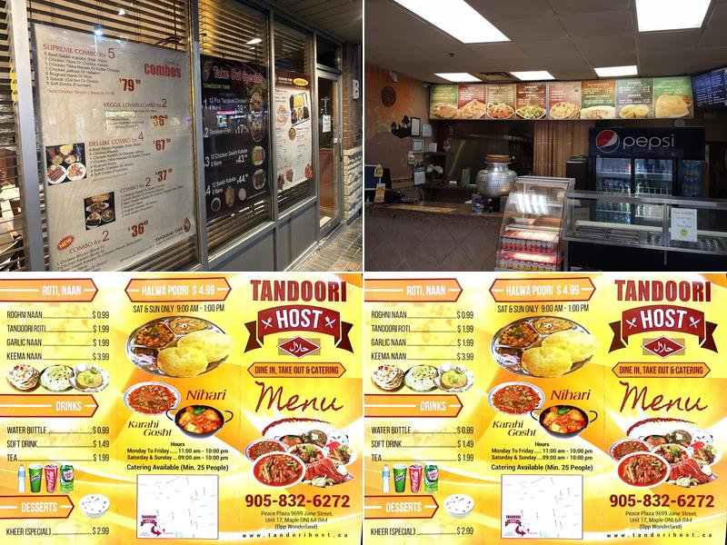 Tandoori Host Menu