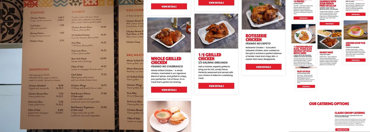 Churrasqueira Red Rooster Portuguese BBQ- bathurst Menu