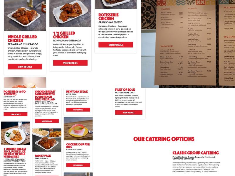 Churrasqueira Red Rooster Portuguese BBQ- bathurst Menu