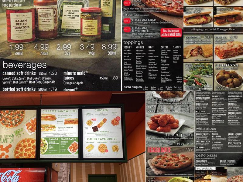 Pizza Nova Menu