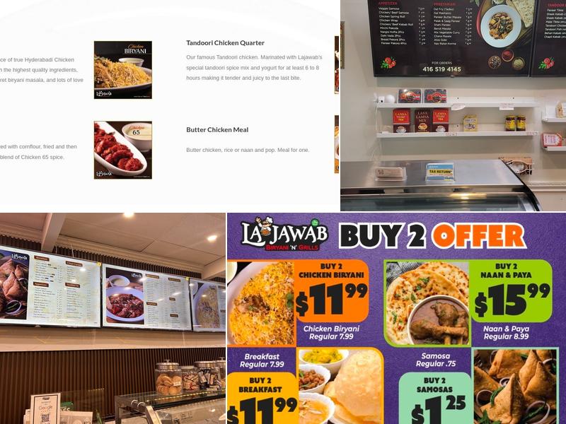 LAJAWAB Biryani N Grills Menu