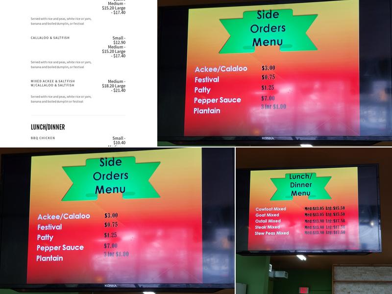 Twice As Nice Menu