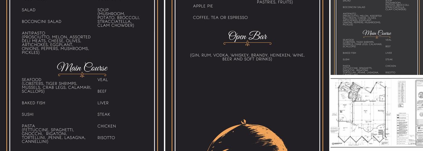 Elite Grande Restaurant - Banquet Hall Menu