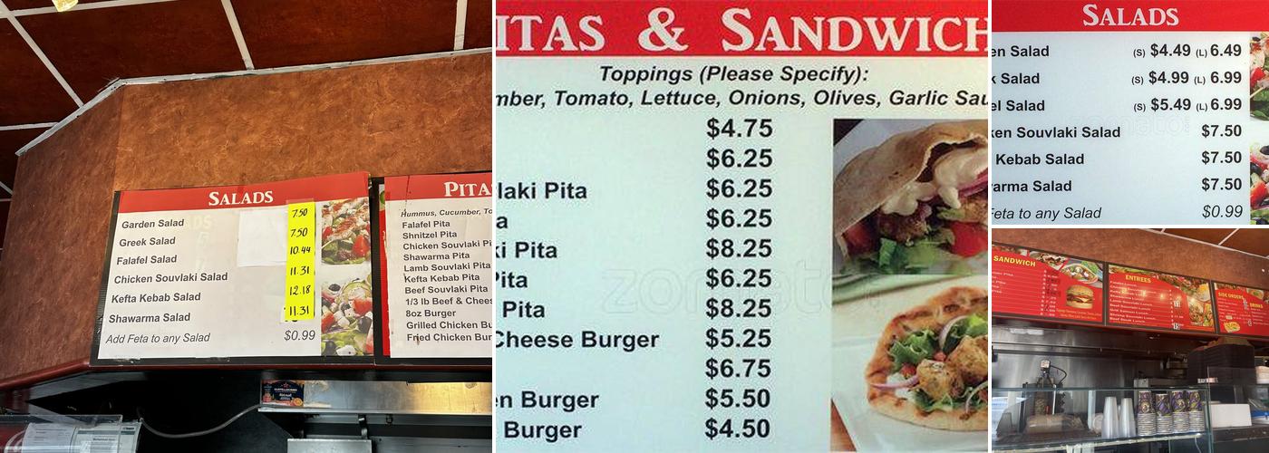 Falafel Express Restaurant Menu