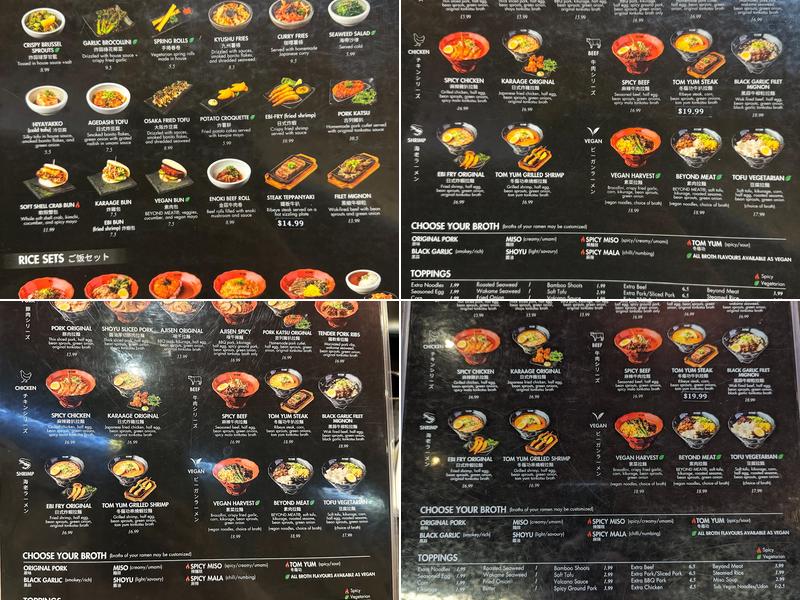 Ajisen Ramen (North York) Menu