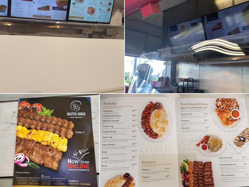 Shatter Abbas Express Menu