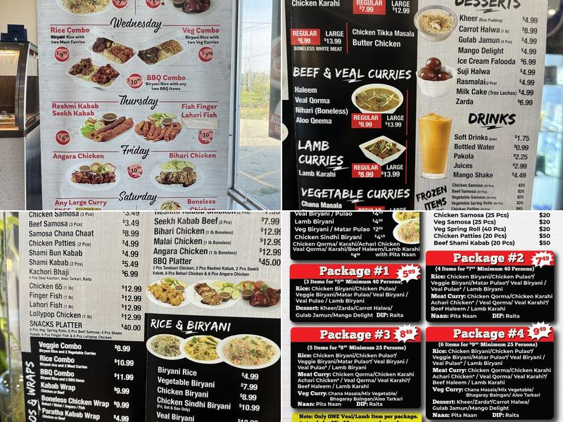 Silver Spoon Warden Menu